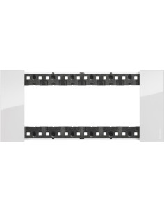 BTICINO Рамка 6 мод. цвят Лед (Ice) Living Now - KA4806DW - Цена | LEDs4economy