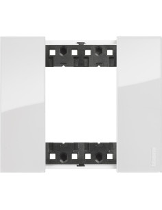BTICINO Рамка 2 мод. цвят Лед (Ice) Living Now - KA4802DW - Цена | LEDs4economy