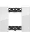 BTICINO Рамка 2 мод. цвят Лед (Ice) Living Now - KA4802DW - Цена | LEDs4economy