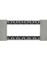 BTICINO Рамка 6 мод. метална цвят Стомана (Steel) Living Now - KA4806ZG - Цена | LEDs4economy