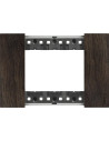 BTICINO Рамка 3 мод. дървена цвят Орех (Walnut) Living Now - KA4803LG - Цена | LEDs4economy