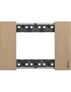 BTICINO Рамка 3 мод. дървена цвят Дъб (Oak) Living Now - KA4803LM - Цена | LEDs4economy