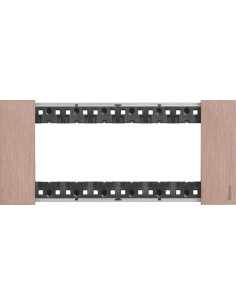 BTICINO Рамка 6 мод. метална цвят Мед (Copper) Living Now - KA4806ZM - Цена | LEDs4economy