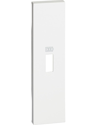 KW10C Лицев панел за USB розетка тип A или C 1 мод. цвят Бял Living Now Bticino