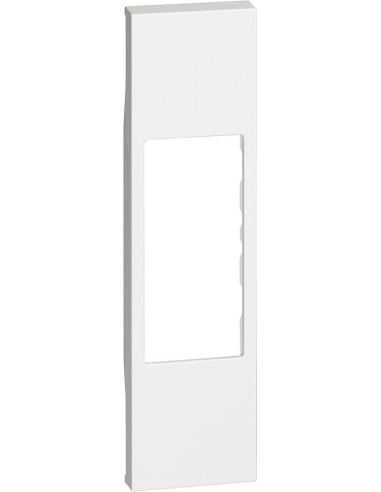 KW07 Лицев панел за единични розетки RJ45/LED лампа K4381/RCA 1 мод. цвят Бял Living Now Bticino
