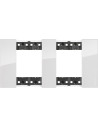 BTICINO Рамка 2x2 мод. цвят Лед (Ice) Living Now - KA4802M2DW - Цена | LEDs4economy