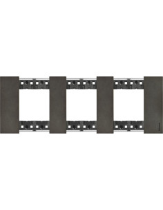 BTICINO Рамка 3x2 мод. метална цвят Космос (Space)Living Now - KA4802M3NG - Цена | LEDs4economy