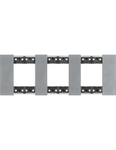 BTICINO Рамка 3x2 мод. метална цвят Луна (Moon) Living Now - KA4802M3NW - Цена | LEDs4economy