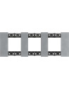 BTICINO Рамка 3x2 мод. метална цвят Луна (Moon) Living Now - KA4802M3NW - Цена | LEDs4economy