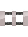 BTICINO Рамка 2x2 мод. цвят Аура (Aura) Living Now - KA4802M2DM - Цена | LEDs4economy