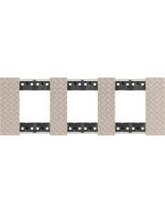 BTICINO Рамка 3x2 мод. цвят Илюзия (Optic) Living Now - KA4802M3MM - Цена | LEDs4economy