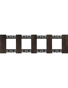 BTICINO Рамка 4x2 мод. дървена цвят Орех (Walnut) Living Now - KA4802M4LG - Цена | LEDs4economy