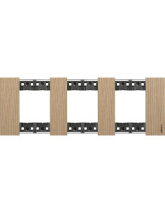 BTICINO Рамка 3x2 мод. дървена цвят Дъб (Oak) Living Now - KA4802M3LM - Цена | LEDs4economy
