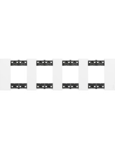 BTICINO Рамка 4x2 мод. цвят Бял (White) Living Now - KA4802M4KW - Цена | LEDs4economy