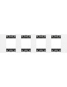 BTICINO Рамка 4x2 мод. цвят Бял (White) Living Now - KA4802M4KW - Цена | LEDs4economy