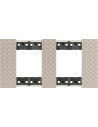 BTICINO Рамка 2x2 мод. цвят Илюзия (Optic) Living Now - KA4802M2MM - Цена | LEDs4economy
