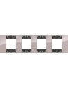 BTICINO Рамка 4x2 мод. цвят Аура (Aura) Living Now - KA4802M4DM - Цена | LEDs4economy
