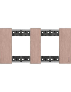 BTICINO Рамка 2x2 мод. метална цвят Мед (Copper) Living Now - KA4802M2ZM - Цена | LEDs4economy