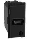 BTICINO Розетка USB за зареждане тип C Power Delivery 20W 1 мод. Living Now - K4192C - Цена | LEDs4economy