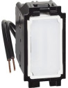 BTICINO Кръстат ключ с бял индикатор 1 мод. 10A Living Now - K4004L - Цена | LEDs4economy
