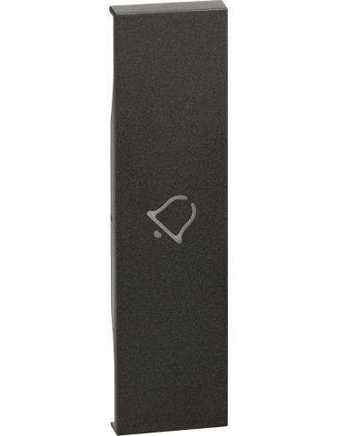 KG01D Лицев панел за звънец символ "звънец" 1 мод. цвят Черен Living Now Bticino
