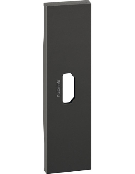 KG14 Лицев панел за HDMI розетка 1 мод. цвят Черен Living Now Bticino