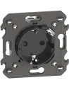 BTICINO Контакт ШУКО 2P+E 16A + USB тип C 1.5A 7.5W с носеща рамка 2 мод. цвят Черен Living Now - KG4141USB - Цена | LEDs4econom