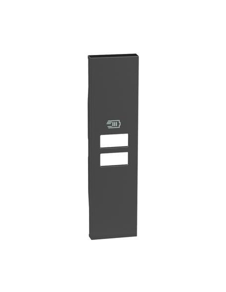 Лицев панел за USB розетка тип 2xA/2xC/A+C 1 мод. цвят Черен Living Now Bticino