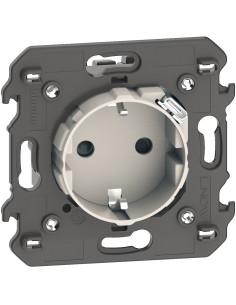 BTICINO Контакт ШУКО 2P+E 16A + USB тип C 1.5A 7.5W с носеща рамка 2 мод. цвят Крем Living Now - KM4141USB - Цена | LEDs4economy