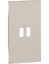 BTICINO Лицев панел за USB розетка тип 2xA/2xC/A+C 2 мод. цвят Крем Living Now - KM12C - Цена | LEDs4economy