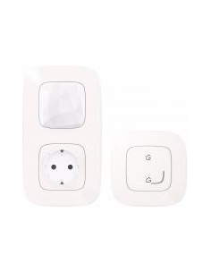 Netatmo Стартов пакет Smart Valena Allure Перла (Свързан контакт с Gateway + Master ключ безжичен) с рамки - 752996 - Цена | LED