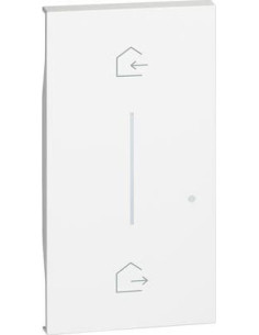 Netatmo Лицев панел за Smart сценариен ключ "Излизам/Прибирам се" 2 мод. цвят Бял Bticino - KW40M2 - Цена | LEDs4economy
