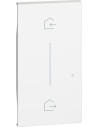 Netatmo Лицев панел за Smart сценариен ключ "Излизам/Прибирам се" 2 мод. цвят Бял Bticino - KW40M2 - Цена | LEDs4economy