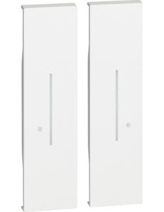 Netatmo Лицев панел за сериен Smart ключ 2 мод. БЕЗжичен подвижен цвят Бял LNow Bticino - KW36M2 - Цена | LEDs4economy