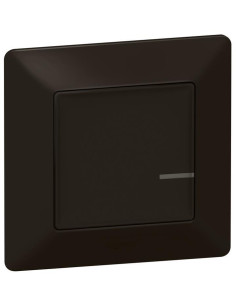 Netatmo Ключ/димер с компенсатор жичен Smart Valena Life Черен с рамка Legrand - 756384 - Цена | LEDs4economy