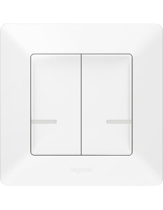 Netatmo Сериен ключ БЕЗжичен Smart Valena Life Бял с рамка Legrand - 752187 - Цена | LEDs4economy
