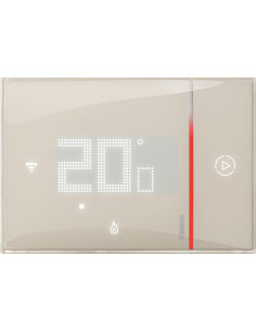 Netatmo Термостат Smarther 2 с вградено Wi-FI за вграден монтаж КРЕМ Bticino with Netatmo - XM8002 - Цена | LEDs4economy