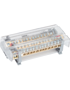 MOREK Разпределителен клемен блок Moblock 4P 160A-14 1x50 + 4x35 + 9x16mm² - MAB4161A18 - Цена | LEDs4economy