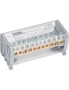 MOREK Разпределителен клемен блок Moblock 2P 125A-11 2x35 + 2x25 + 7x6mm² - MAB2125A18 - Цена | LEDs4economy