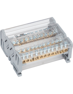 MOREK Разпределителен клемен блок Moblock 4P 125A-11 2x35 + 2x25 + 7x6mm² - MAB4125A18 - Цена | LEDs4economy