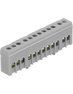 MOREK Клема изолирана СИВА A12H 12x16mm² IP20 63A 690V - MAD1012A15 - Цена | LEDs4economy