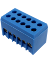 MOREK Клема изолирана СИНЯ N6H-2 2P 4x25mm² + 8X16mm² IP20 63A 500V - MAD2006N15 - Цена | LEDs4economy