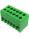 MOREK Клема изолирана ЗЕЛЕНА PE6H-2 2P 4x25mm² + 8x16mm² IP20 63A 500V - MAD2006G15 - Цена | LEDs4economy
