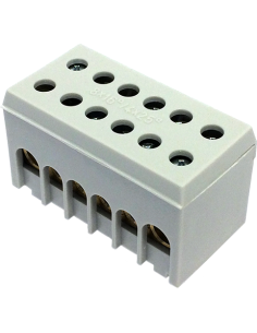 MOREK Клема изолирана СИВА A6H-2 2P 4x25mm² + 8x16mm² IP20 63A 500V - MAD2006A15 - Цена | LEDs4economy
