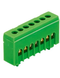 MOREK Клема изолирана ЗЕЛЕНА PE7H 7x16mm² IP20 63A 690V - MAD1007G15 - Цена | LEDs4economy