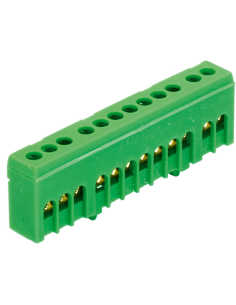 MOREK Клема изолирана ЗЕЛЕНА PE12H 12x16mm² IP20 63A 690V - MAD1012G15 - Цена | LEDs4economy