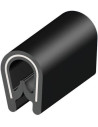 MOREK Гумена защитна лента за ръб 1,0-4,0mm черна RAL 9005 100m  - MCA001AB12