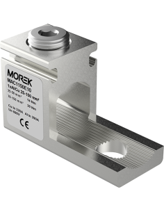 MOREK Неизолиран конектор към устройство OT150 1xAl/Cu 16-150 mm² h39mm 320A 690V - MAC1150E10 - Цена | LEDs4economy