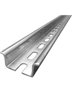 MOREK DIN шина TS35P 35x15 перфорирана 6,3x18mm поцинкована линеен метър /2м разфасовка/ - MMD1520C29 - Цена | LEDs4economy