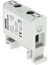 MOREK Тунелна клема СИВА 1P 82A с 2 отвора OTL16 1xAl/Cu 1,5-16mm² 1000V - MAA1016A10 - Цена | LEDs4economy